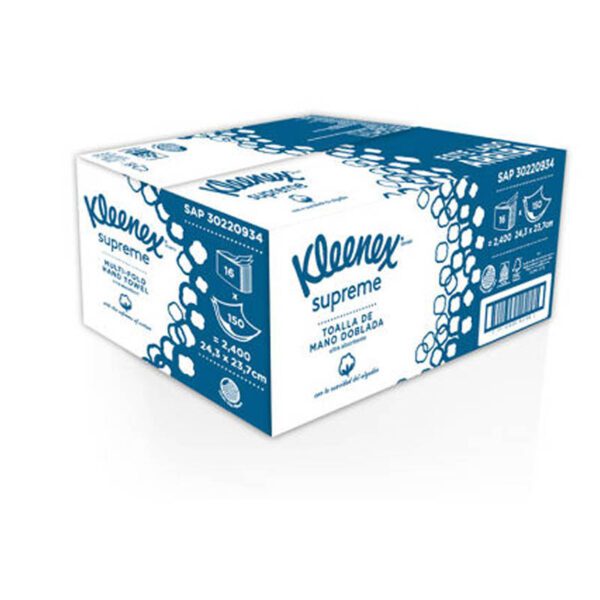 Toalla Kleenex Supreme Airflex Intercalada X150H