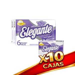 10 Pañuelo Pocket Elegante 6X10Pa 30Paq (981) (10 Cajas Cerradas)