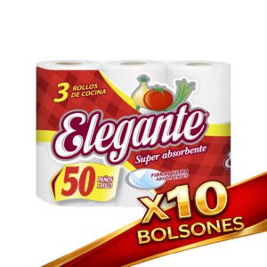 10 Bolsón Elegante 3X50 Paños 8Paq (10 Bolsones Cerrados)