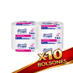 10 Toalla Manos Elegante Simple Hoja 2X300M (10 Packs Cerrados)