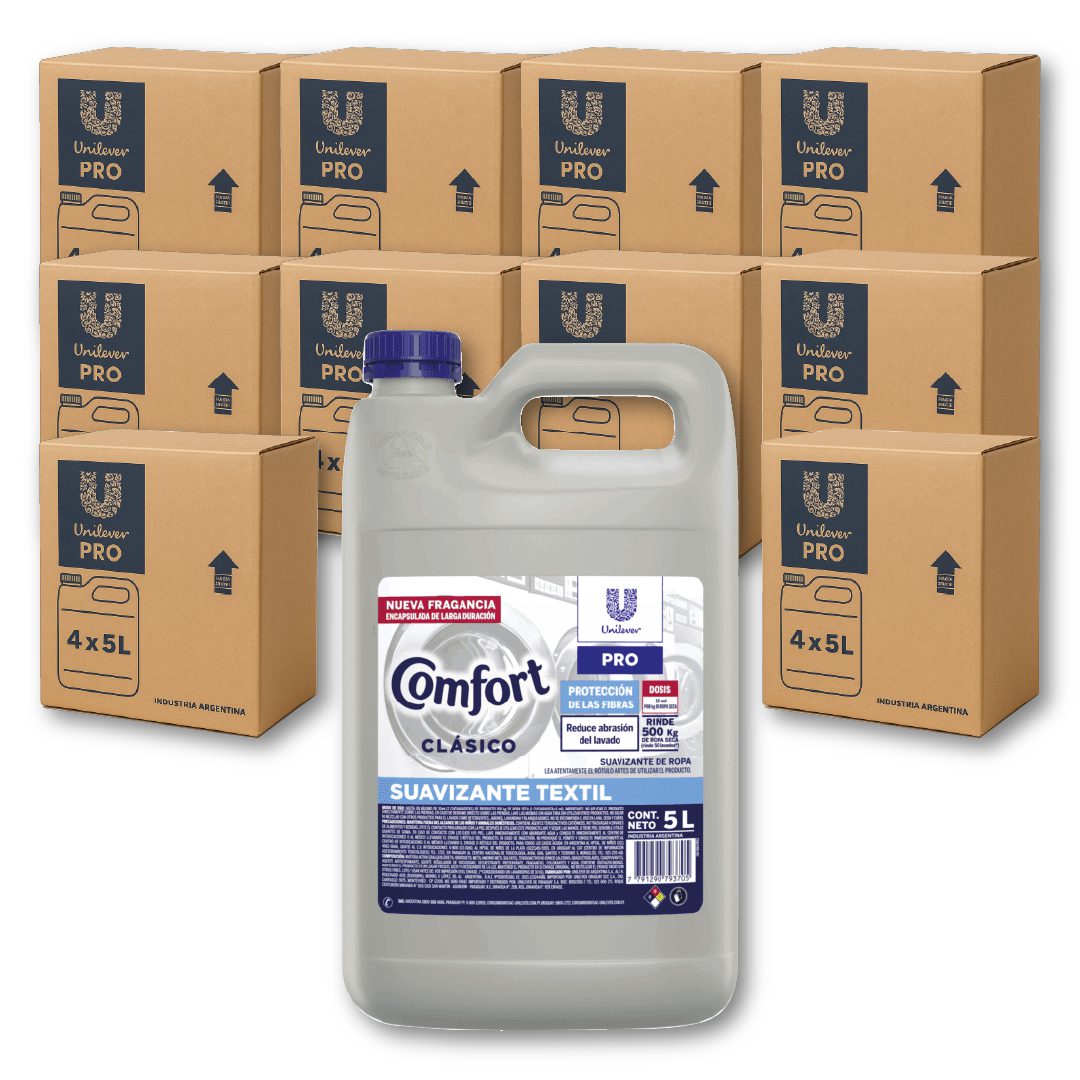 40 Comfort Suavizante Profesional 5L (10 Cajas Cerradas)