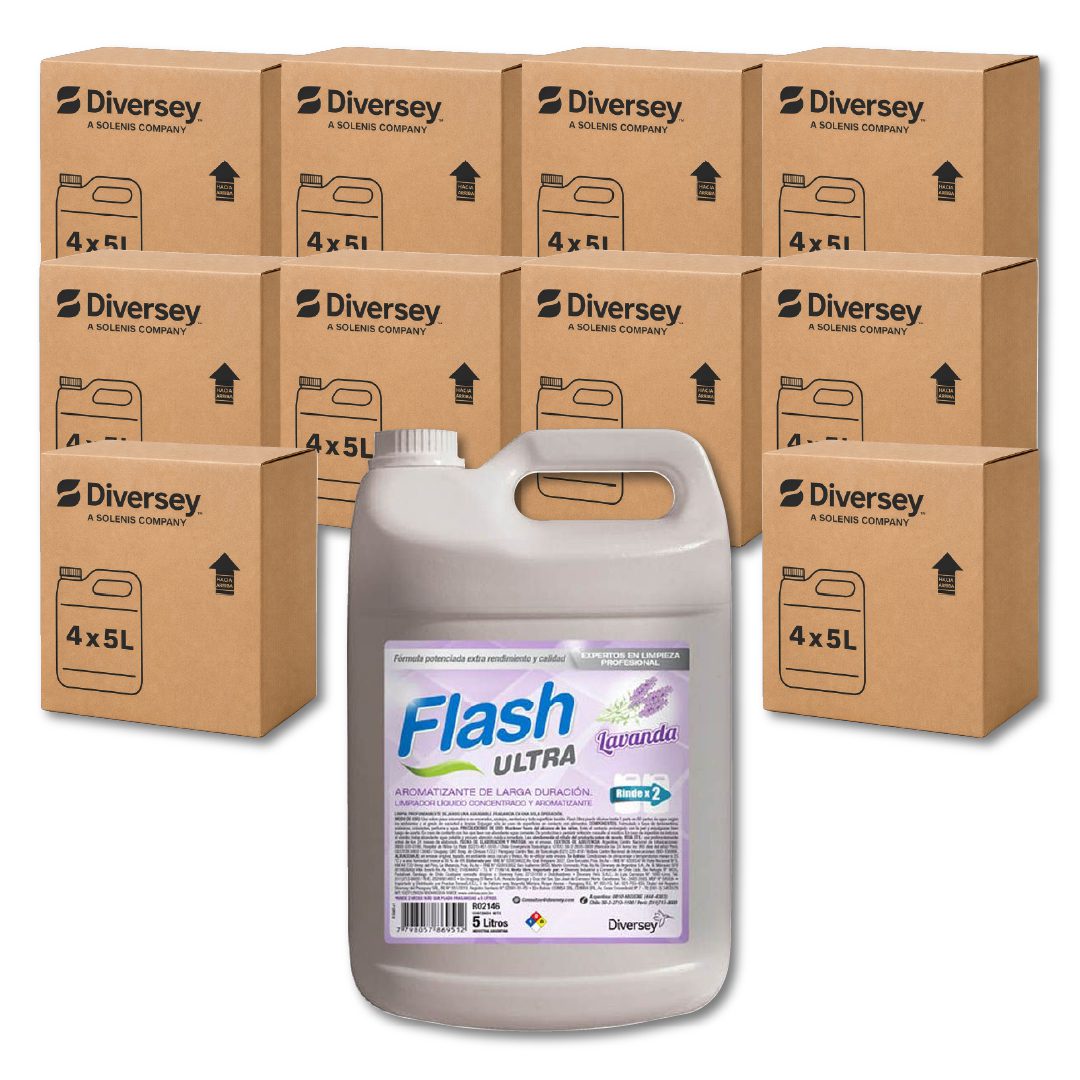 40 FLASH ULTRA lavanda 5l (10 Cajas Cerradas)