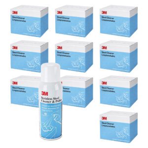 120 Limpiametales 3M Steel Cleaner aerosol 600g (10 Packs Cerrados)