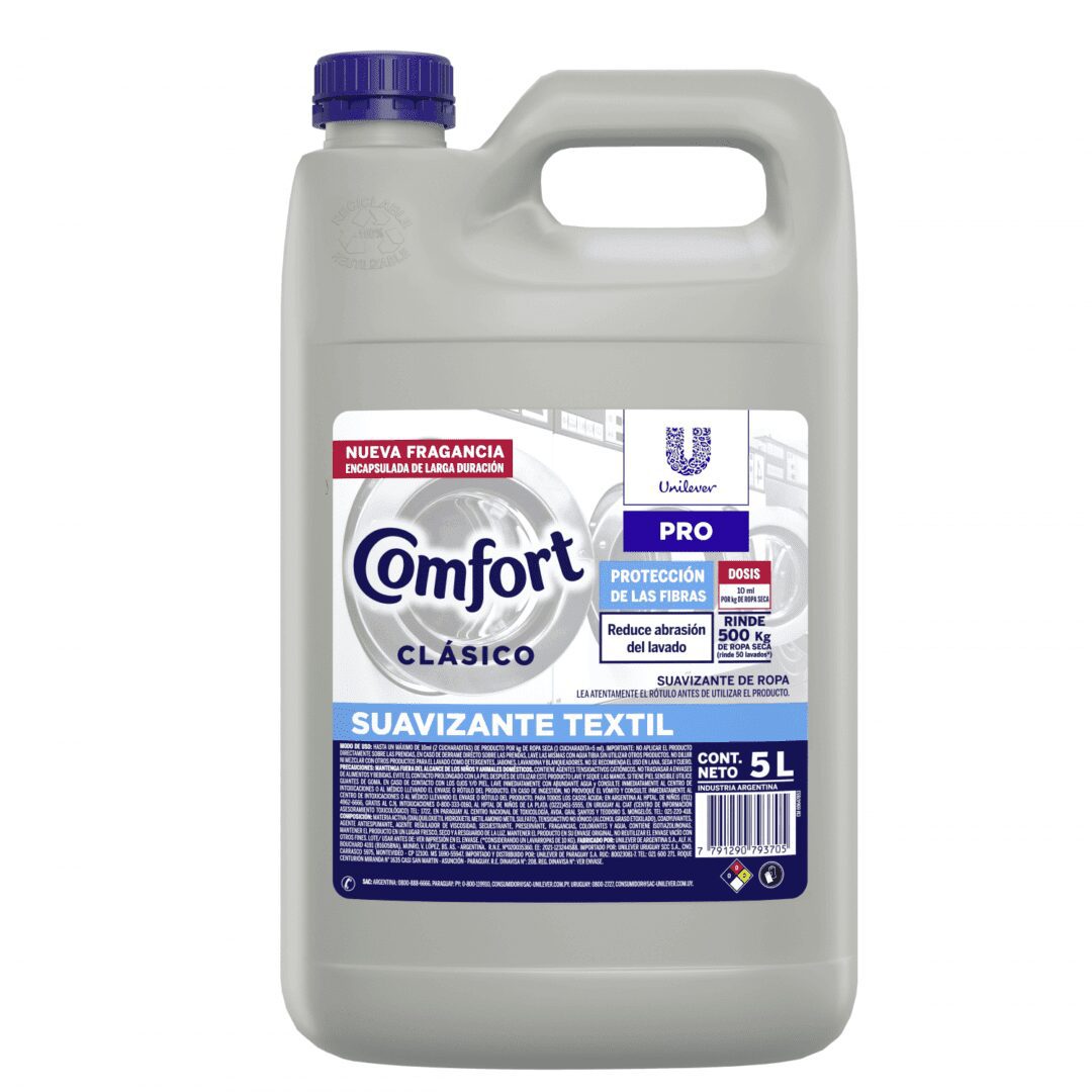 40 Comfort Suavizante Profesional 5L (10 Cajas Cerradas) - Imagen 2