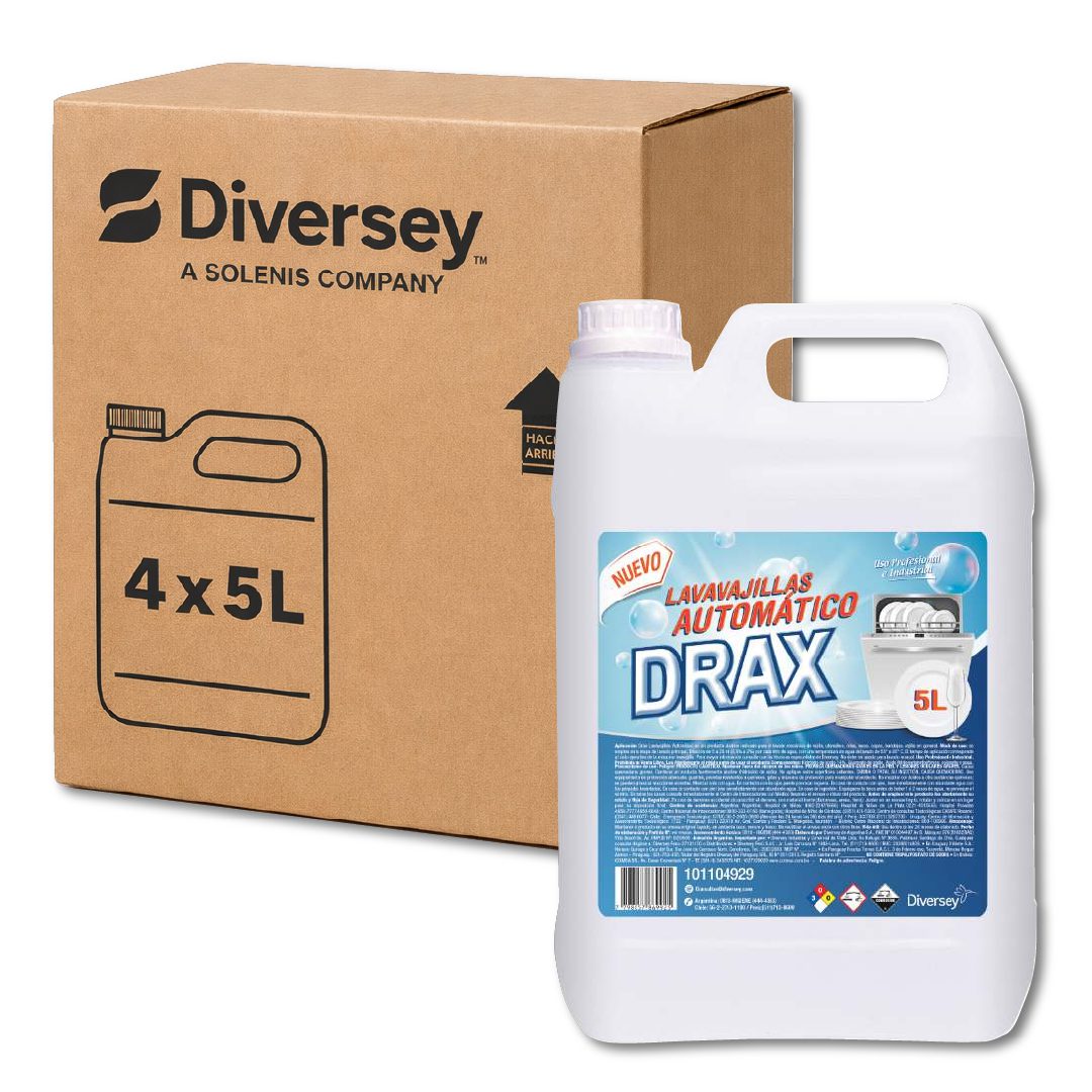 4 DRAX lavavajillas automatico 5l (Caja Cerrada)