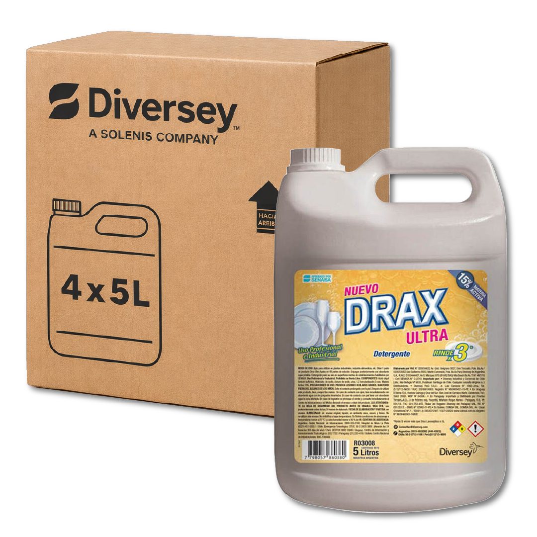 4 DRAX detergente ultra 5l (Caja Cerrada)