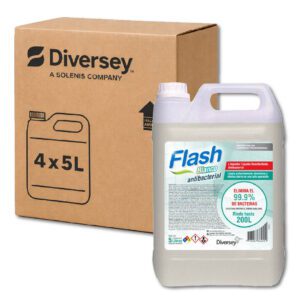 4 FLASH antibacterial blanco 5l (Caja Cerrada)