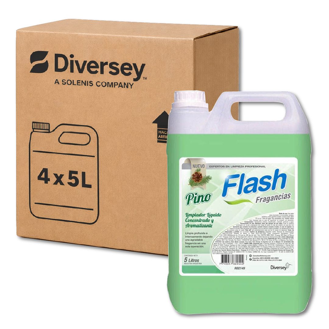 4 FLASH fragancias pino 5l (Caja Cerrada)