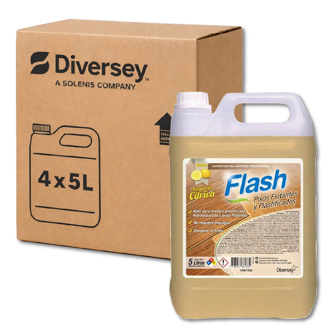4 FLASH pisos flotantes y platificados 5l (Caja Cerrada)