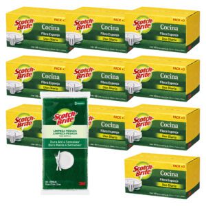600 Esponja SCOTCH BRITE clasica 3u (10 Cajas Cerradas)