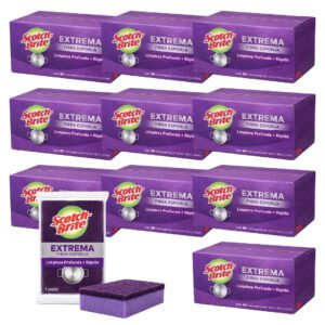 600 Esponja SCOTCH BRITE extrema violeta (10 Cajas Cerradas)