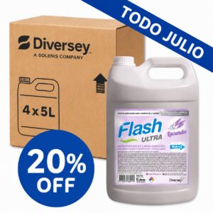 20%OFF Flash Ultra Lavanda 5l (Caja Cerrada)