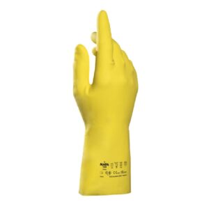 Guante Mapa Latex Amarillo Talle 9 10U