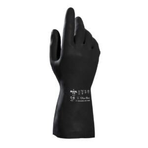 Guante Neopreno Descart Negro Talle 9 100U