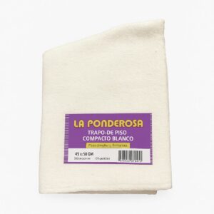 Trapo De Piso Ponderosa Compacto Blanco 45X58Cm