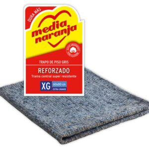 Trapo De Piso Reforzado Gris Clasico 60Cm X 80Cm