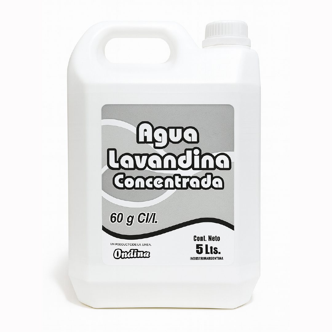 Agua Lavandina Concentrada hipoclorito 65g/l