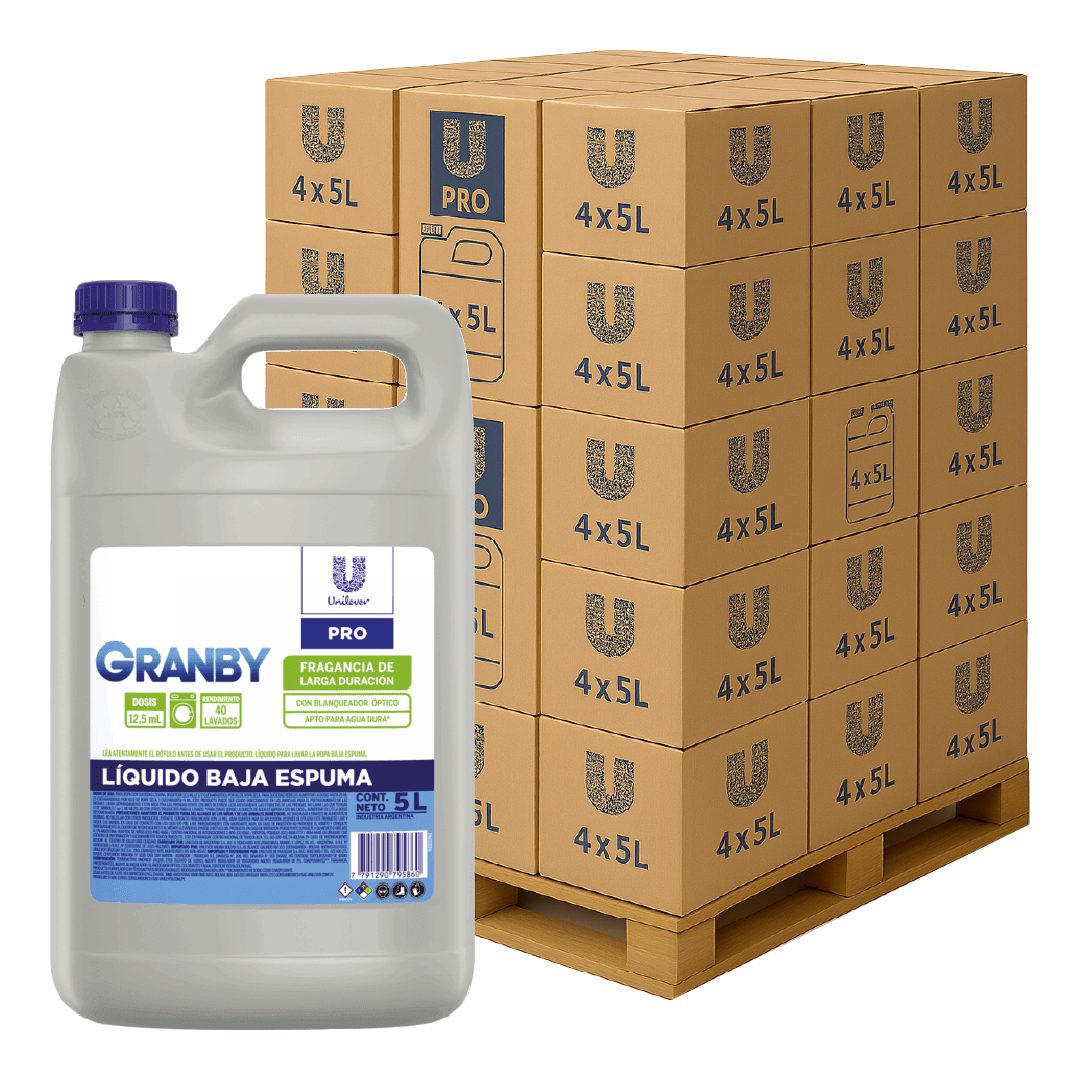 144 Granby Baja Espuma Profesional 5L (Pallet Completo)