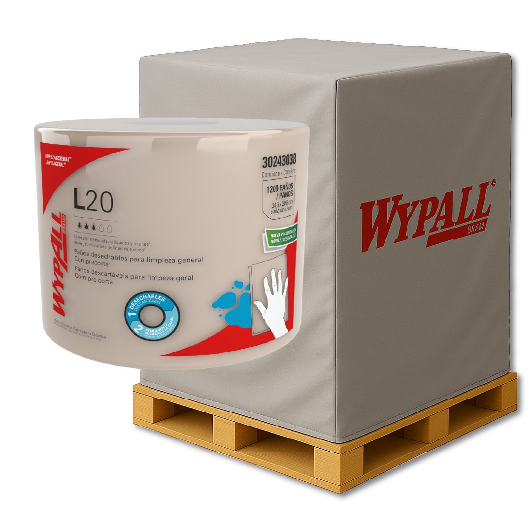 60 Wypall L20 Rollo Jumbo Natural (Pallet Completo)