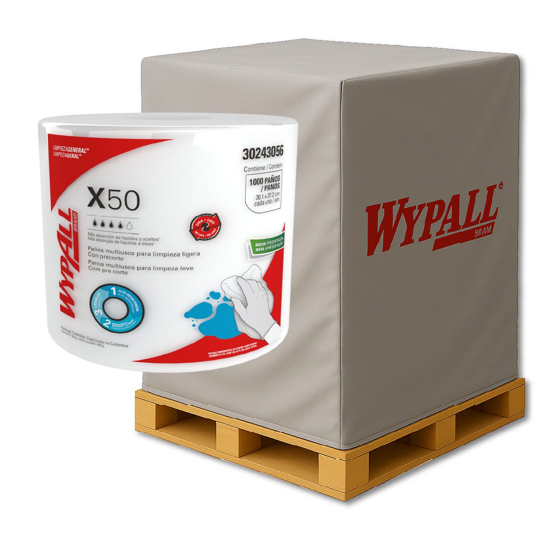 36 Wypall X50 Blanco Rollo Jumbo 1000P (Pallet Completo)