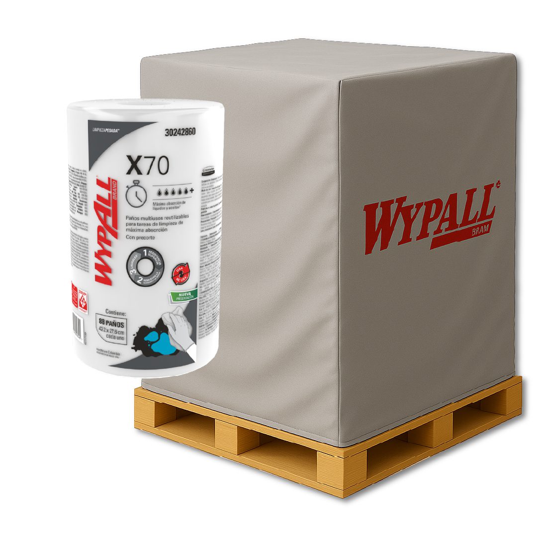 168 Wypall X70 Rollo Blanco 88P (Pallet Completo)