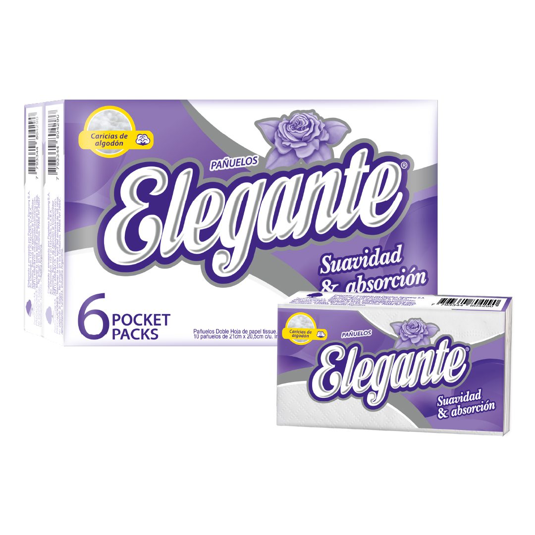 Pañuelo Pocket Elegante 6X10Pa 30Paq (981)