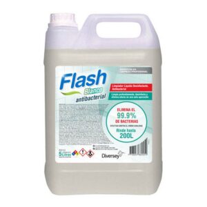 Flash Blanco Limpiador Antibacterial 5L
