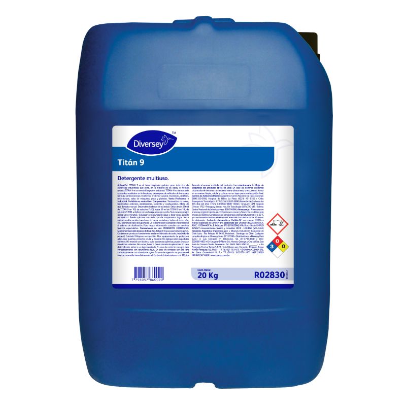 Titan 9 Detergente Multiuso Superficie 20L