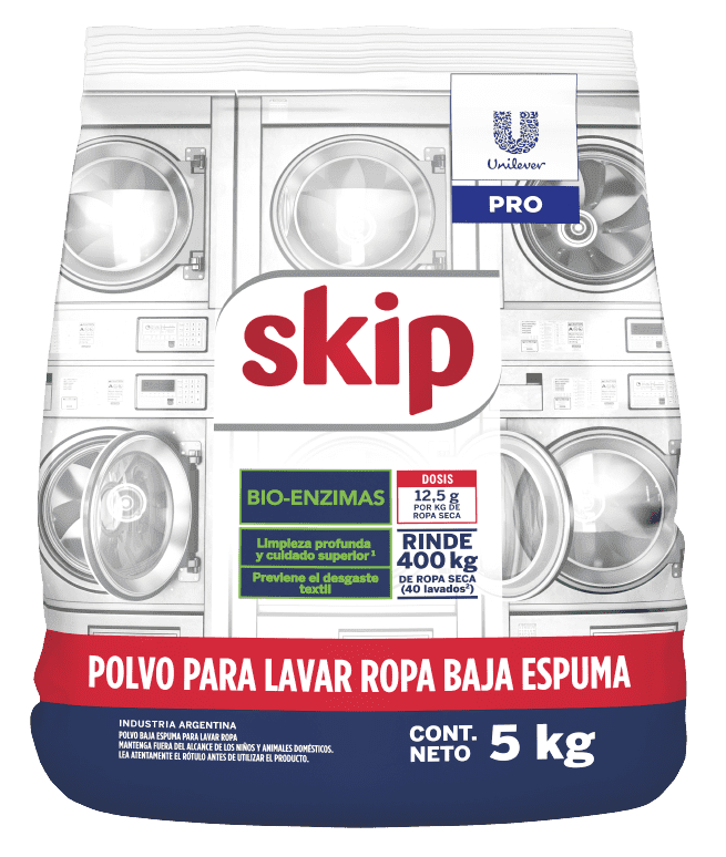 Skip Polvo Baja Espuma 5Kg