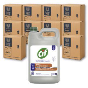 40 CIF pisos plastificados 5l (10 Cajas Cerradas)