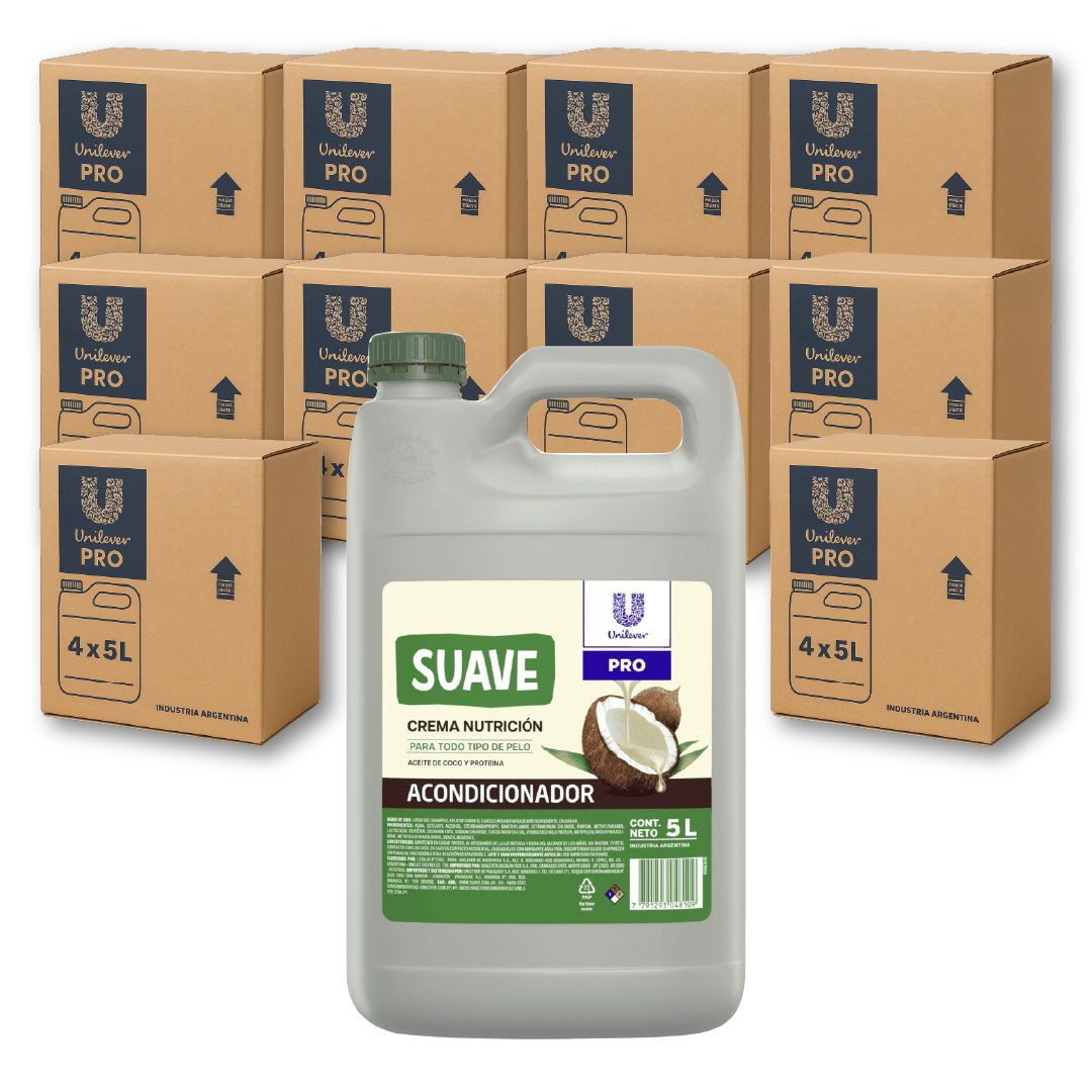 40 SUAVE acondicionador coco 5l (10 Cajas Cerradas)