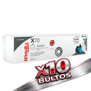 60 Wypall X70 55P Blancos (10 Packs Cerrados)
