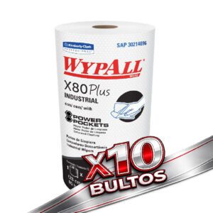 60 WYPALL x80 rollo 28x41cm 80pa (10 Packs Cerrados)