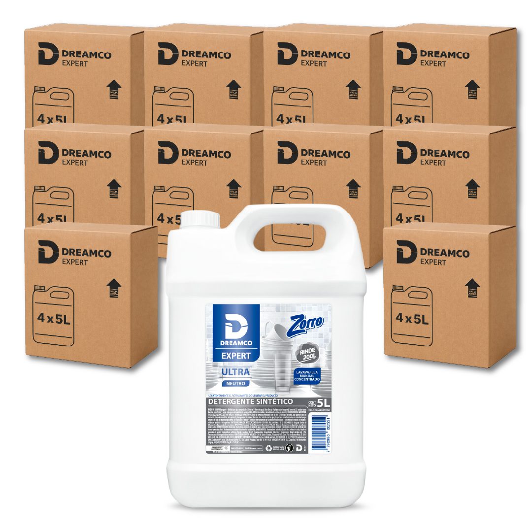 40 ZORRO detergente ultra neutro 5l (10 Cajas Cerradas)