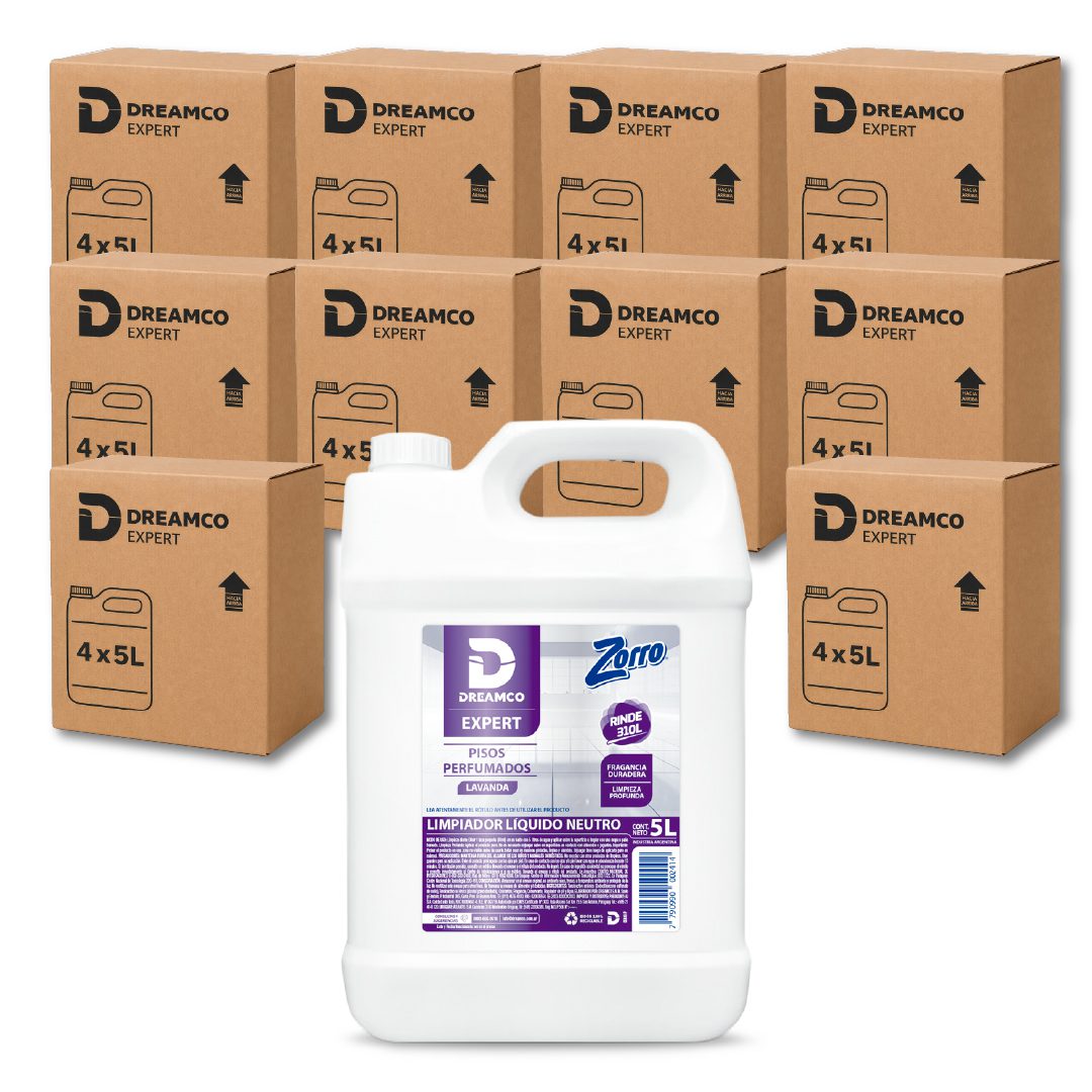 40 ZORRO pisos lavanda 5l (10 Cajas Cerradas)