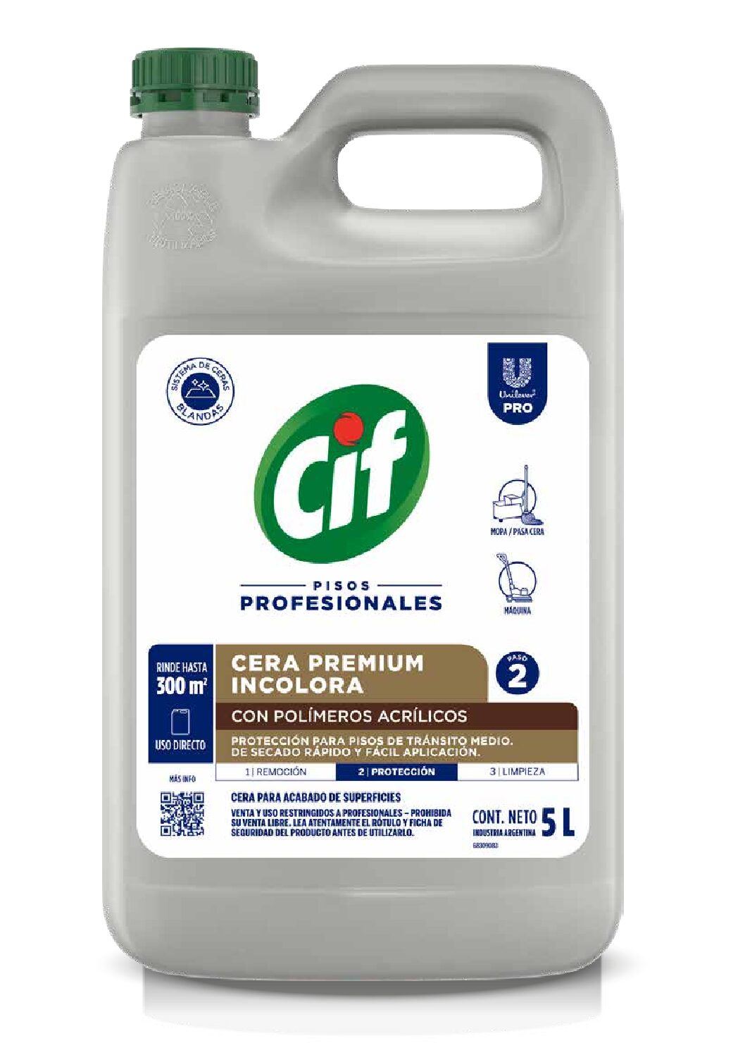 Cera Premium Incolora 5L