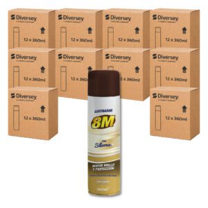 120 8M lustrador aerosol 360ml (10 Cajas Cerradas)
