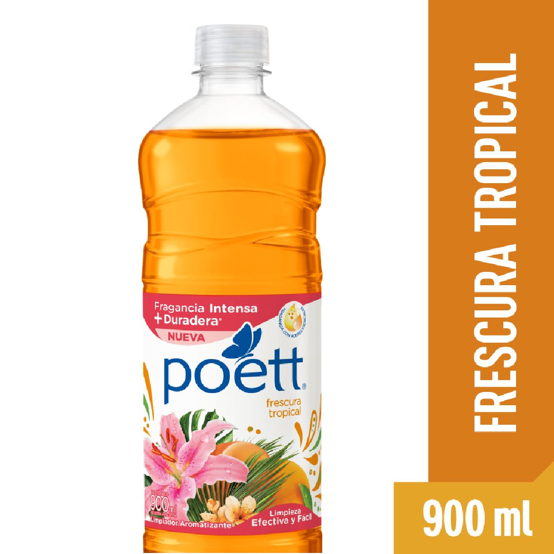 Poett Desinf. Frescura Tropical 900Ml