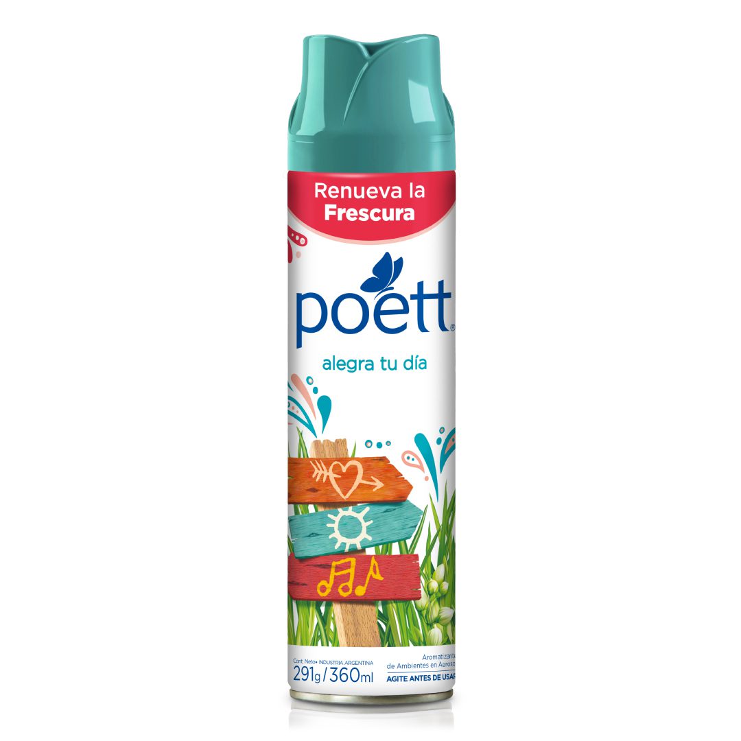 Poett Multi Ambientes Aerosol Alegra Tu Día 360Cc - Imagen 2