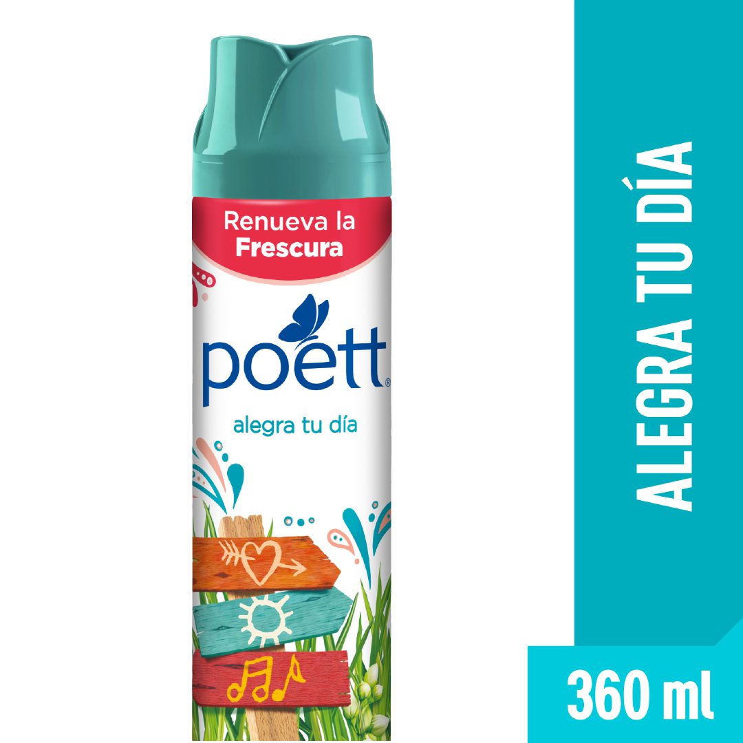 Poett Multi Ambientes Aerosol Alegra Tu Día 360Cc