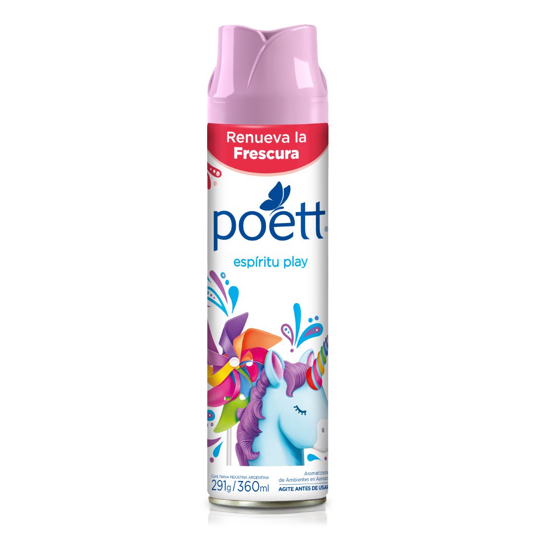 Poett Multi Ambientes Aerosol Espiritu Play 360Cc - Imagen 2