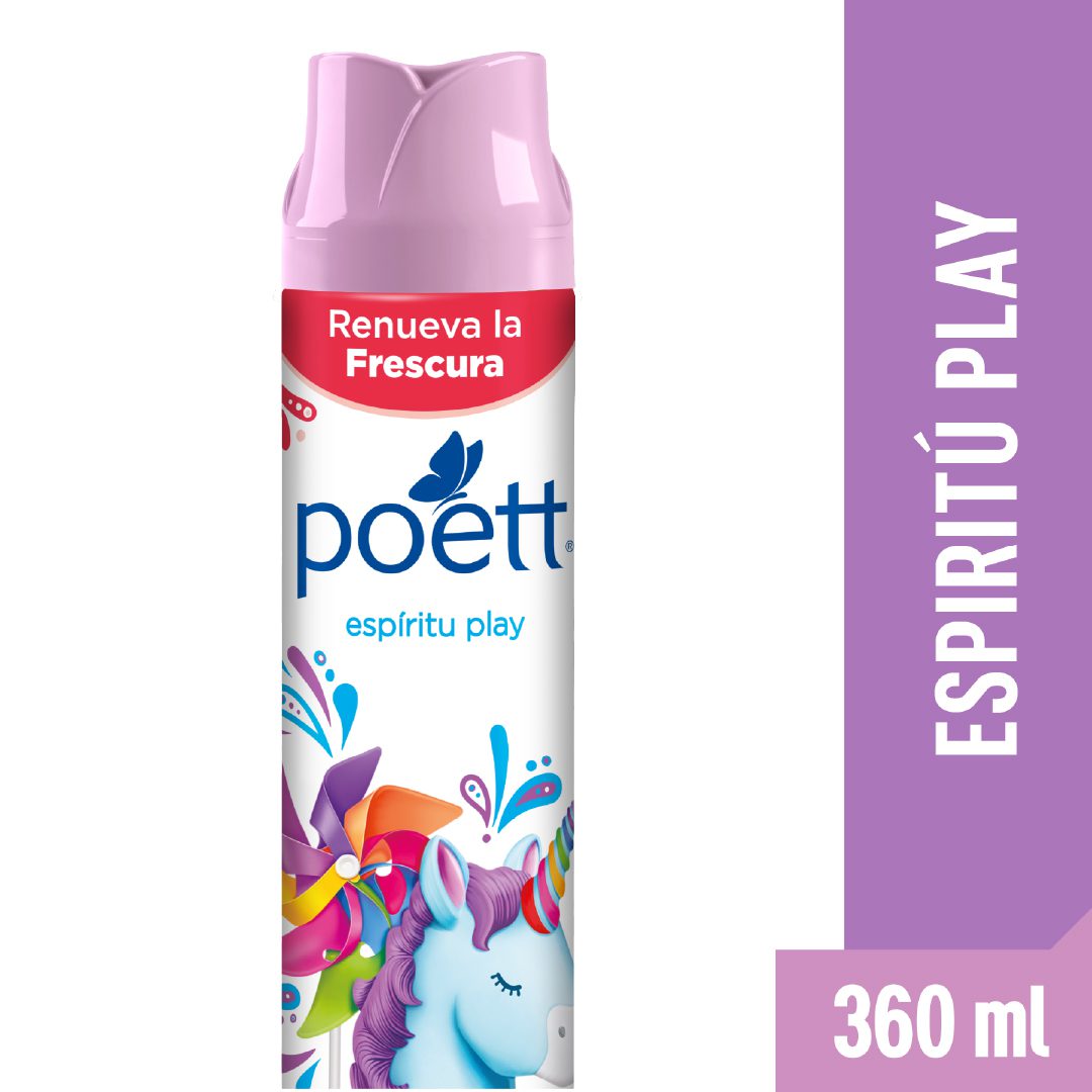 Poett Multi Ambientes Aerosol Espiritu Play 360Cc