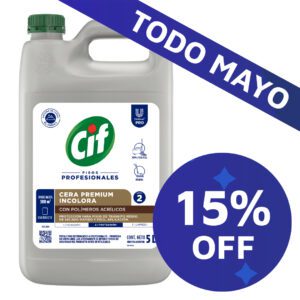 15%OFF Cera Premium Incolora 5L