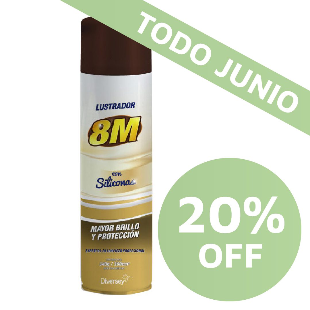 20%OFF 8M Lustrador Siliconas 360Ml
