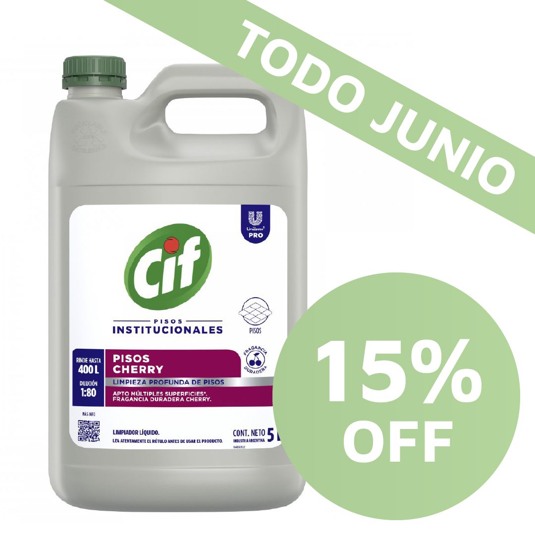 15%OFF Limpiador Perfumado 5L (rinde 400 litros)