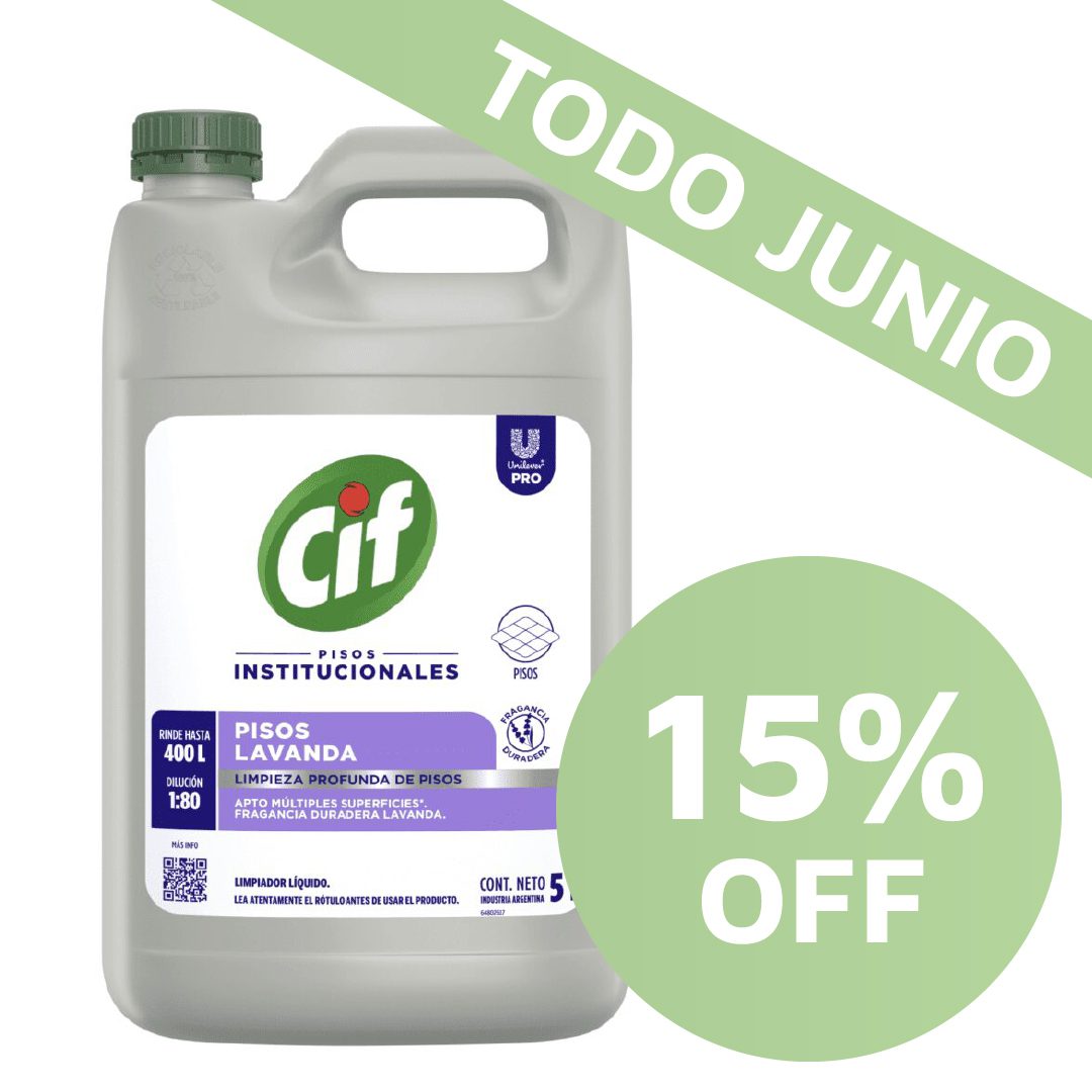 15%OFF Pisos Lavanda Perfumado 5L (rinde 300 litros)