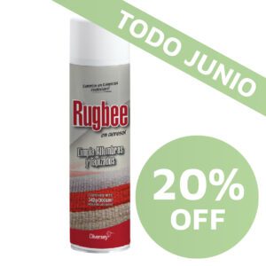20%OFF Rugbee Limpiador Alfombras Tapizados 360Ml