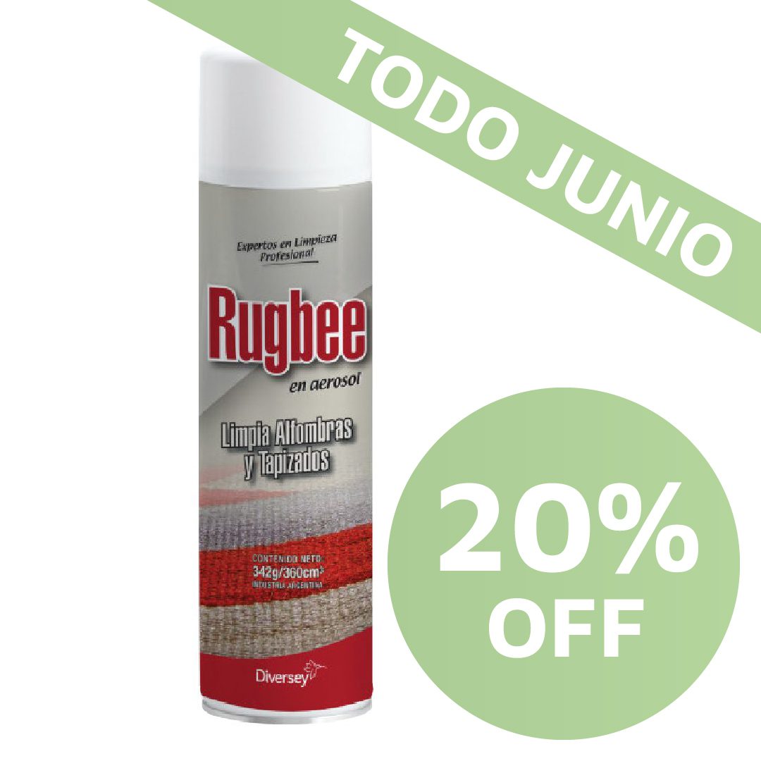 20%OFF Rugbee Limpiador Alfombras Tapizados 360Ml