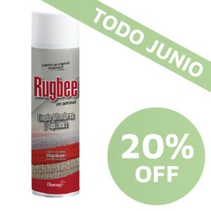 20%OFF Rugbee Limpiador Alfombras Tapizados 360Ml