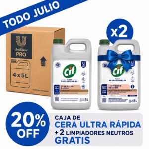 PROMO 20%OFF Cif Ceras y Limpiadores Neutro GRATIS
